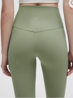 Lululemon Align HR Pant Size 14 Sage Green High Rise Nulu